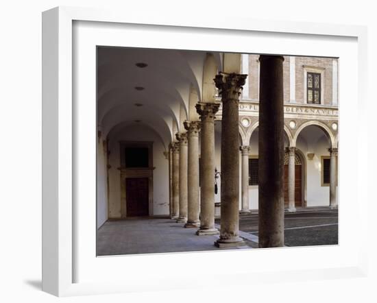 Portico of Courtyard of Honor, 1466-1472-Luciano Laurana-Framed Giclee Print