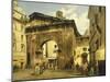 Portico of Octavia in Rome, 1869-Luigi Bazzani-Mounted Giclee Print