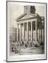 Portico of the Church of St Martin-In-The-Fields, Westminster, London, 1842-George Scharf-Mounted Giclee Print