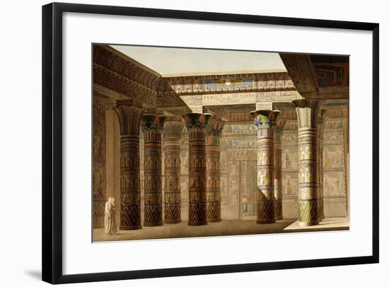 Portico of the Grand Temple of Philae, Nubia, C.1809-1812-null-Framed Giclee Print