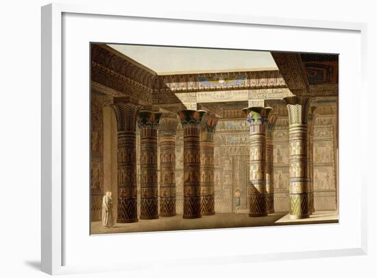 Portico of the Grand Temple of Philae, Nubia, C.1809-1812-null-Framed Giclee Print