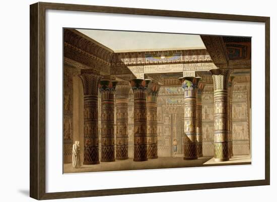 Portico of the Grand Temple of Philae, Nubia, C.1809-1812-null-Framed Giclee Print