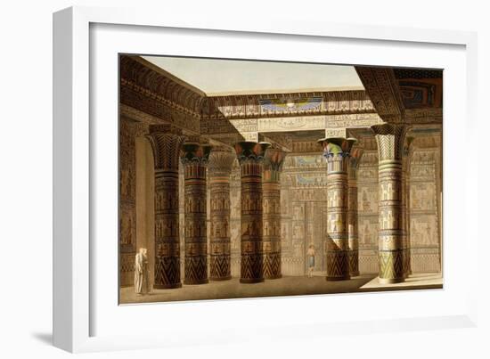 Portico of the Grand Temple of Philae, Nubia, C.1809-1812-null-Framed Giclee Print