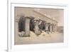 Portico of the Temple of Edfou, Egypt-David Roberts-Framed Giclee Print