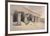 Portico of the Temple of Edfou, Egypt-David Roberts-Framed Giclee Print