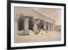 Portico of the Temple of Edfou, Egypt-David Roberts-Framed Giclee Print