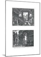 Portico-Giovanni Battista Piranesi-Mounted Art Print