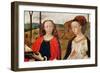 Portinari Altarpiece (Detail of the Heads of Saint Margaret and Saint Mary Magdalene, C.1479 (Oil O-Hugo van der Goes-Framed Giclee Print