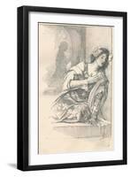 Portion of Illustration for Mrs Blashfields Parlour Plays, C1901-Edwin Howland Blashfield-Framed Giclee Print