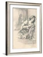 Portion of Illustration for Mrs Blashfields Parlour Plays, C1901-Edwin Howland Blashfield-Framed Giclee Print