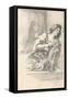 Portion of Illustration for Mrs Blashfields Parlour Plays, C1901-Edwin Howland Blashfield-Framed Stretched Canvas