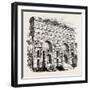 Portion of the Claudian Aqueduct. Rome Italy-null-Framed Giclee Print