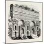 Portion of the Claudian Aqueduct. Rome Italy-null-Mounted Giclee Print