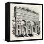 Portion of the Claudian Aqueduct. Rome Italy-null-Framed Stretched Canvas