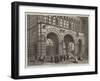 Portion of the Facade of Lucca Cathedral-null-Framed Giclee Print