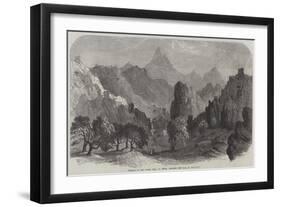 Portion of the Great Wall of China, Showing the Pass of Sha-Po-Yu-null-Framed Giclee Print