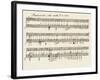 Portion of the Manuscript of Beethoven's a Flat Major Sonata, Opus 26-Ludwig Van Beethoven-Framed Giclee Print