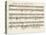 Portion of the Manuscript of Beethoven's a Flat Major Sonata, Opus 26-Ludwig Van Beethoven-Stretched Canvas