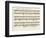 Portion of the Manuscript of Beethoven's a Flat Major Sonata, Opus 26-Ludwig Van Beethoven-Framed Premium Giclee Print