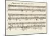 Portion of the Manuscript of Beethoven's a Flat Major Sonata, Opus 26-Ludwig Van Beethoven-Mounted Giclee Print