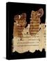 Portion of the Temple Scroll, Dead Sea Scrolls, Qumran-null-Stretched Canvas