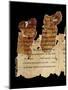 Portion of the Temple Scroll, Dead Sea Scrolls, Qumran-null-Mounted Giclee Print