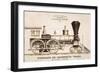 Portland and Co. Locomotive Works-J.H. Bufford-Framed Giclee Print