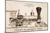 Portland and Co. Locomotive Works-J.H. Bufford-Mounted Giclee Print