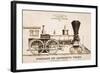 Portland and Co. Locomotive Works-J.H. Bufford-Framed Giclee Print