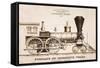 Portland and Co. Locomotive Works-J.H. Bufford-Framed Stretched Canvas