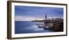 Portland Bill Lighthouse at sunset, Portland, Jurassic Coast UNESCO World Heritage Site, Dorset, En-Andrew Sproule-Framed Photographic Print