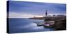 Portland Bill Lighthouse at sunset, Portland, Jurassic Coast UNESCO World Heritage Site, Dorset, En-Andrew Sproule-Stretched Canvas