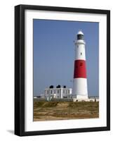Portland Bill Lighthouse, Isle of Portland, Weymouth, Dorset, England, United Kingdom, Europe-Rainford Roy-Framed Photographic Print