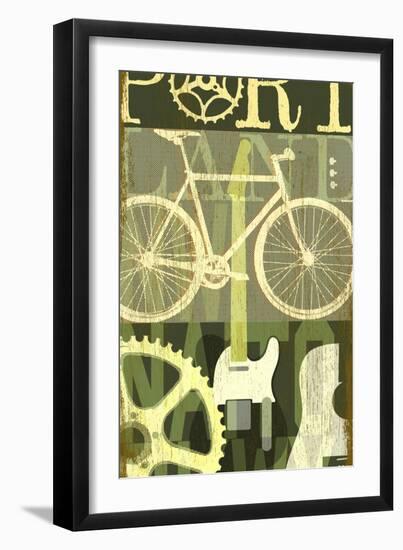 Portland Cycle-Cory Steffen-Framed Giclee Print