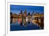 Portland Downtown City Skyline at Twilight-jpldesigns-Framed Photographic Print