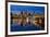 Portland Downtown City Skyline at Twilight-jpldesigns-Framed Photographic Print