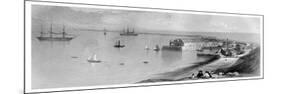 Portland Harbour and Breakwater, 1866-null-Mounted Giclee Print