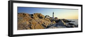 Portland Head, Cape Elizabeth, Maine, USA-Walter Bibikow-Framed Photographic Print