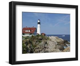 Portland Head Light, Cape Elizabeth, Maine-Keith & Rebecca Snell-Framed Photographic Print