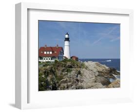 Portland Head Light, Cape Elizabeth, Maine-Keith & Rebecca Snell-Framed Photographic Print