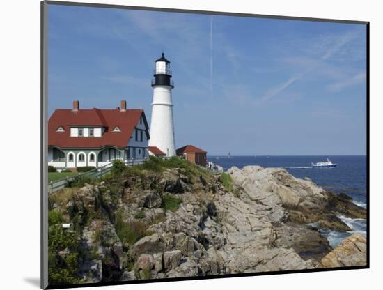 Portland Head Light, Cape Elizabeth, Maine-Keith & Rebecca Snell-Mounted Photographic Print
