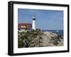 Portland Head Light, Cape Elizabeth, Maine-Keith & Rebecca Snell-Framed Photographic Print