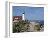 Portland Head Light, Cape Elizabeth, Maine-Keith & Rebecca Snell-Framed Photographic Print