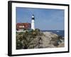 Portland Head Light, Cape Elizabeth, Maine-Keith & Rebecca Snell-Framed Photographic Print