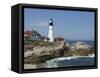 Portland Head Light, Cape Elizabeth, Maine-Keith & Rebecca Snell-Framed Stretched Canvas