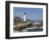 Portland Head Light, Cape Elizabeth, Maine-Keith & Rebecca Snell-Framed Photographic Print