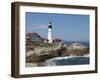 Portland Head Light, Cape Elizabeth, Maine-Keith & Rebecca Snell-Framed Photographic Print