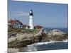 Portland Head Light, Cape Elizabeth, Maine-Keith & Rebecca Snell-Mounted Photographic Print