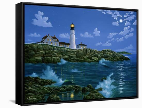 Portland Head Light-Eduardo Camoes-Framed Stretched Canvas