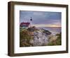 Portland Head Lighthouse at Sunrise, Portland, Maine, New England, USA, North America-Alan Copson-Framed Photographic Print